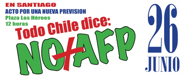 Todo Chile dice NO + AFP